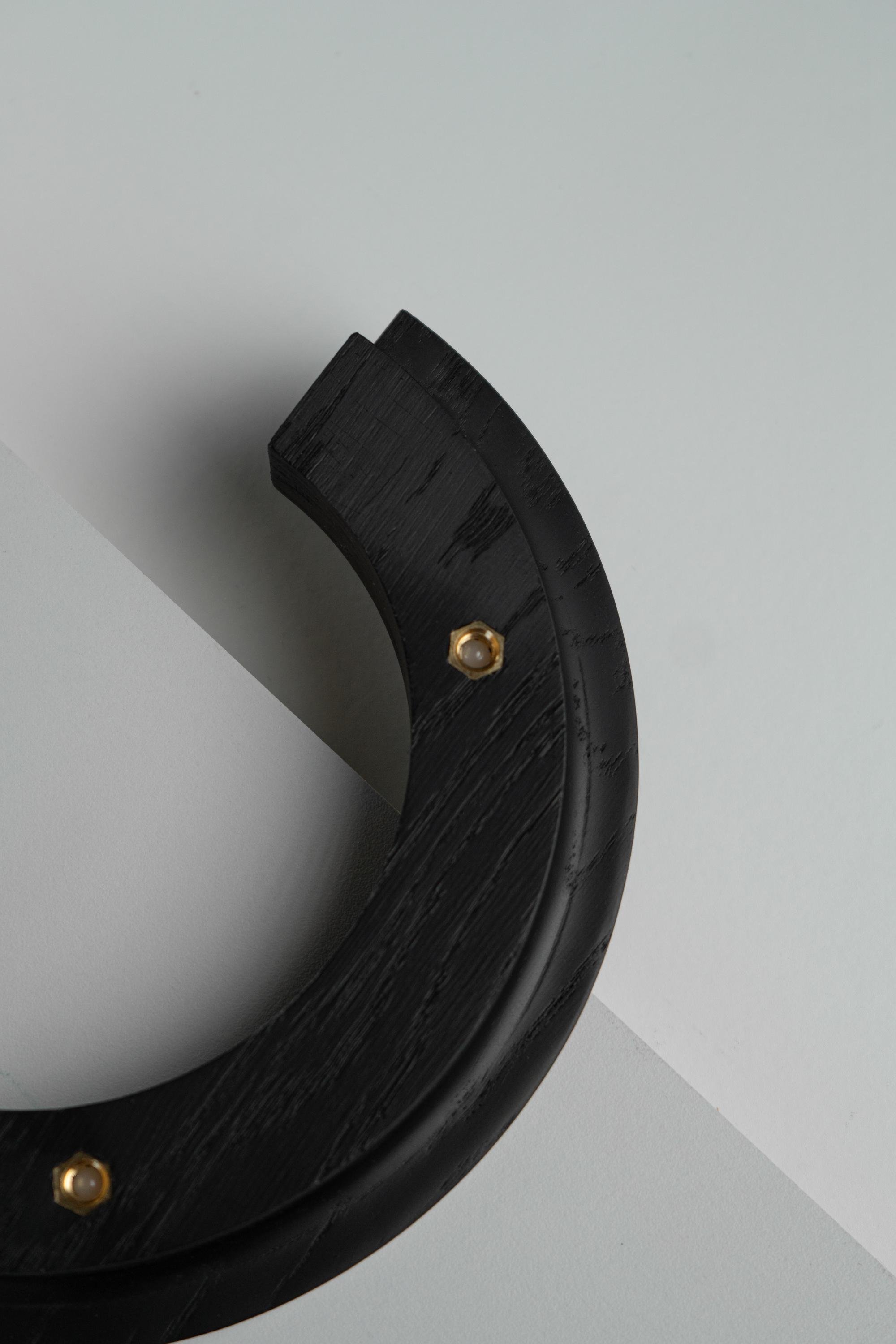 Меблева ручка Bagel із дерева Black 180 мм - фото 5 Меблева ручка Bagel із дерева Black 180 мм - фото 5