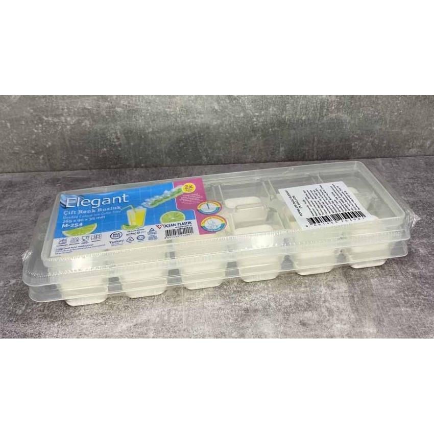 Форма для льда Elegant M-254 26,5x9x3,5 см 2 шт. Белый (1634057408)