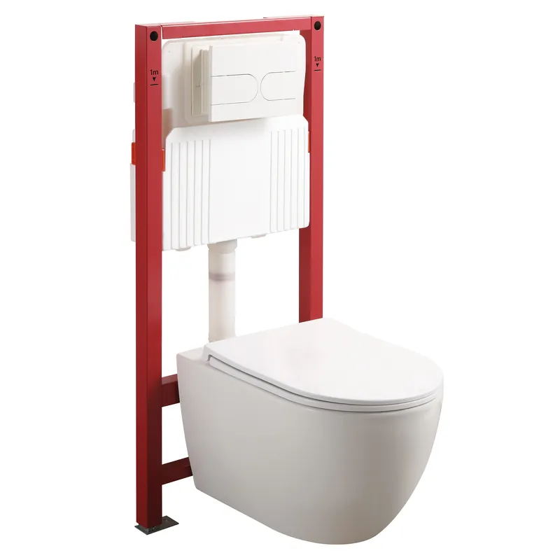 Комплект Mixxus Premium Ellipse-SET-2101 унітаз/система змиву Tornado 3.0/інсталяція Koer KT-0404/панель KT-0604-07 Gray (MP6667)