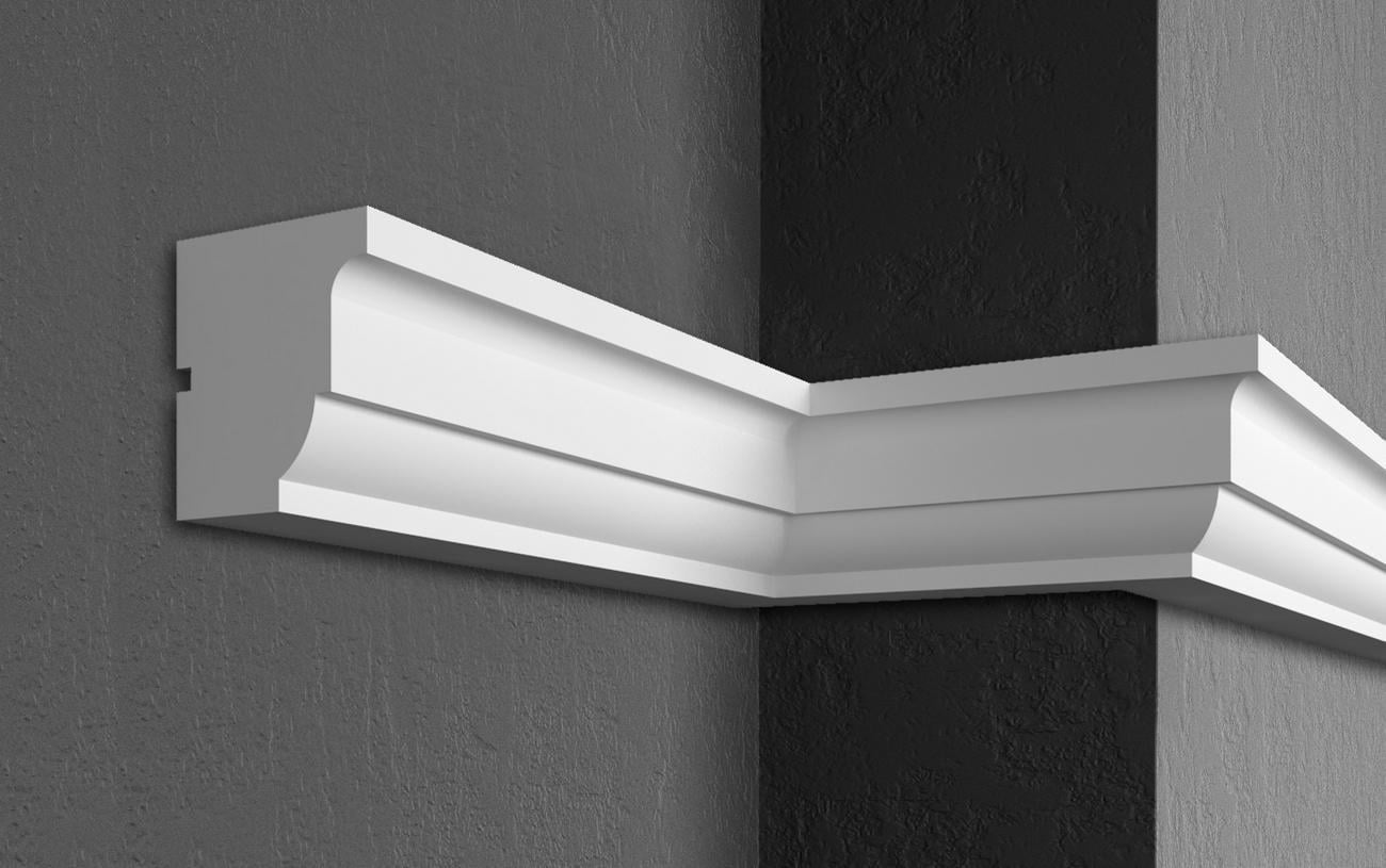 Карниз Prestige decor KC 138 без покрытия 130x122 мм 2000 мм (12370235)