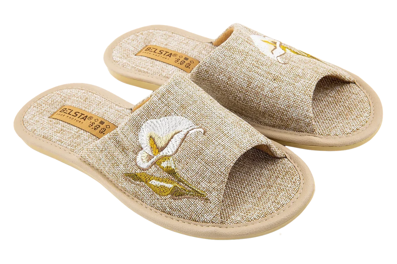 Домашние тапочки женские текстильные БЕЛСТА 88-53k р. 36 Бежевый