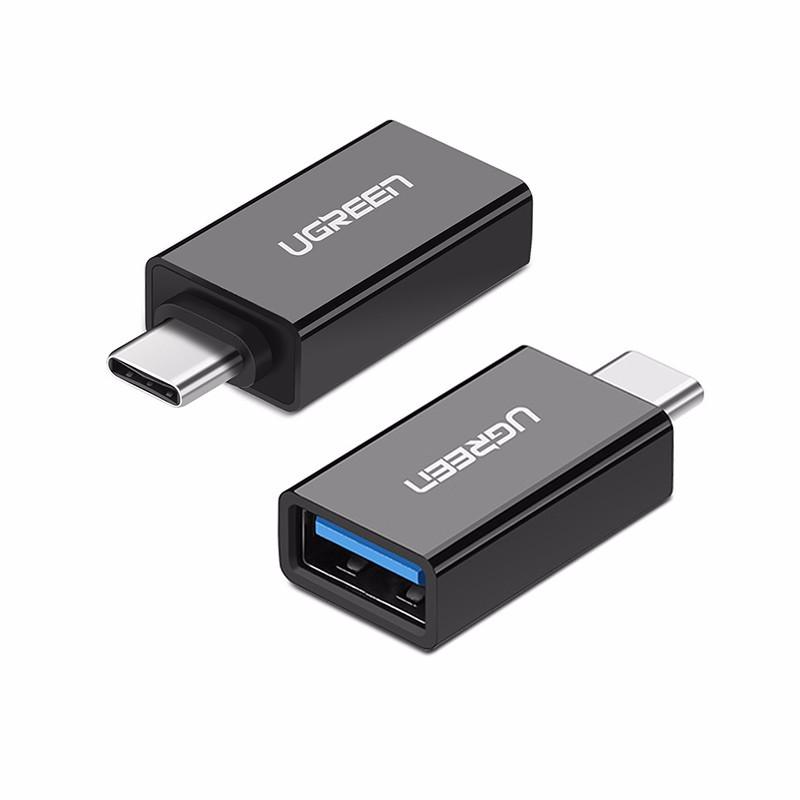 Адаптер UGREEN US173 Type-C to USB 3.0 OTG Black (20808) - фото 2