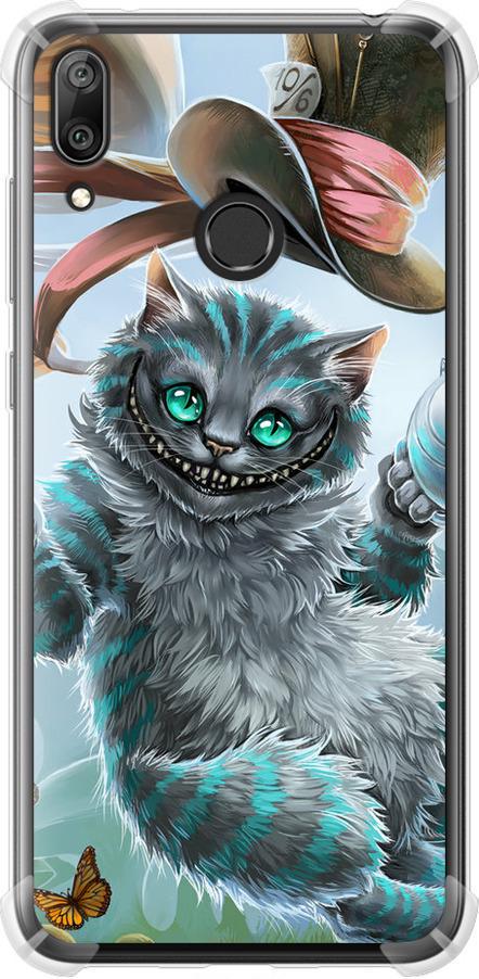 Чехол на Huawei Y7 2019 Чеширский кот 2 (3993sp-1638-42517) Чехол на Huawei Y7 2019 Чеширский кот 2 (3993sp-1638-42517)