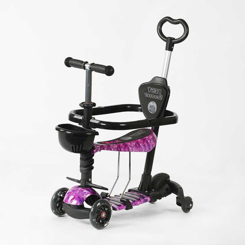 Самокат Best Scooter LS-44188 защитный бампер PU колеса со светом