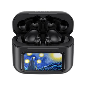 Наушники беспроводные Havit TW956 ANC TWS Black (28672) - фото 9