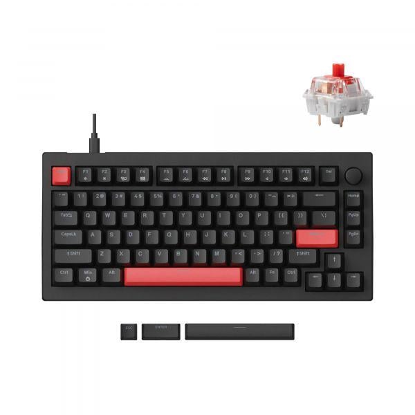 Клавиатура Lemokey X4 84Key Keychron Red USB-A QMK/VIA Hot-Swap EN/UKR RGB (X4-H1-UA)