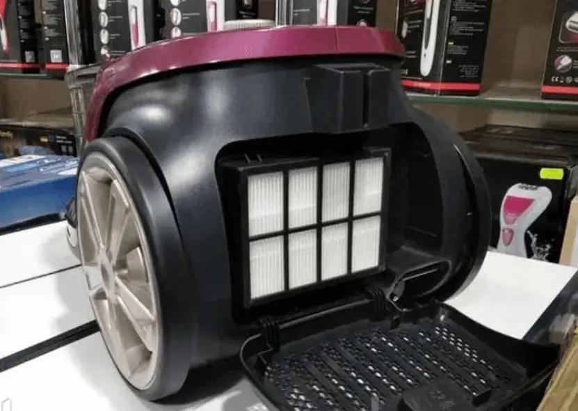 Пилосос циклонного типу Henschll XN-1988 з контейнером 4 л 3000 Вт Бордовий (XN-1988.1) - фото 8