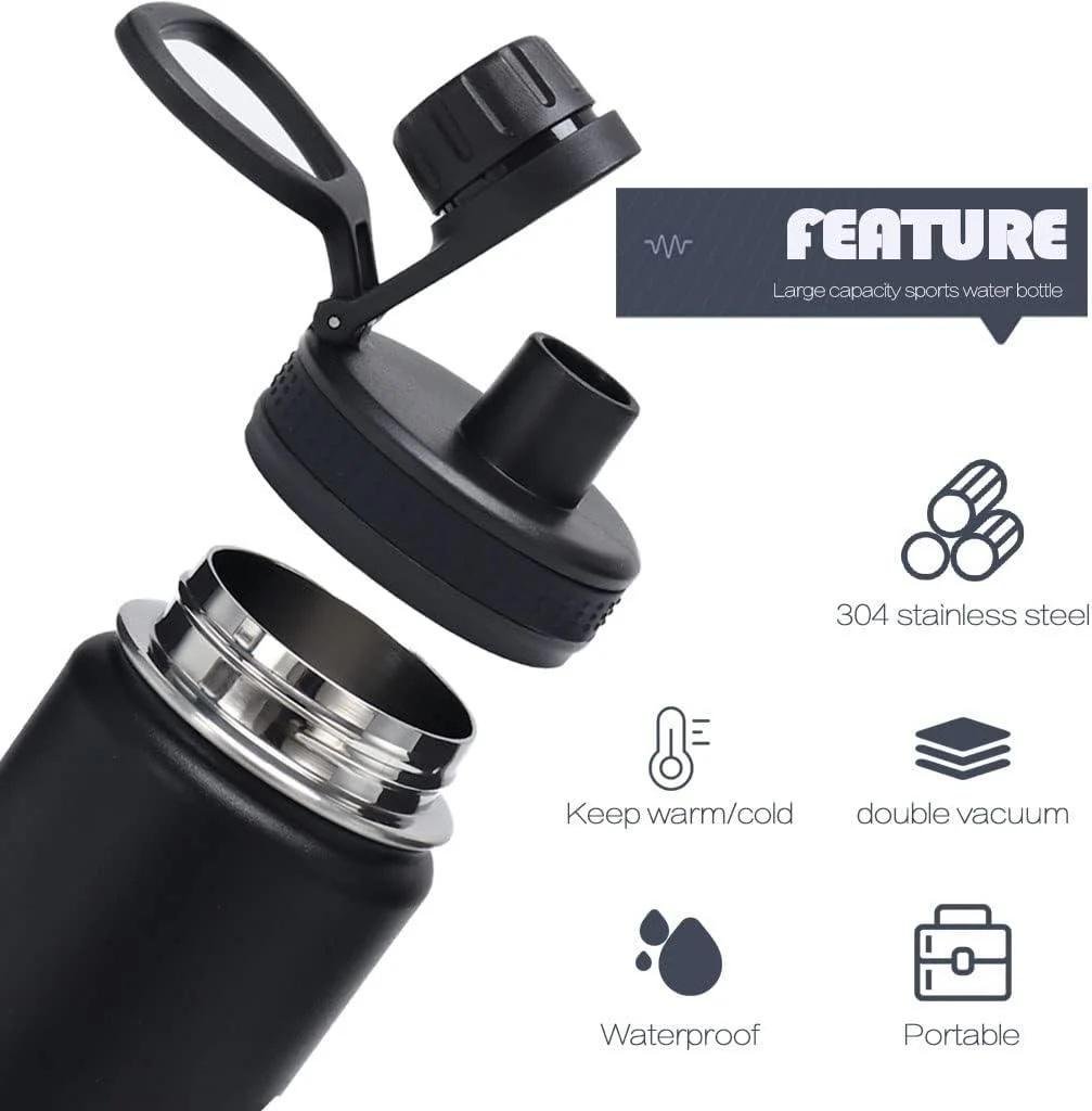 Термобутылка Sports 600 мл Black Gradient - фото 5