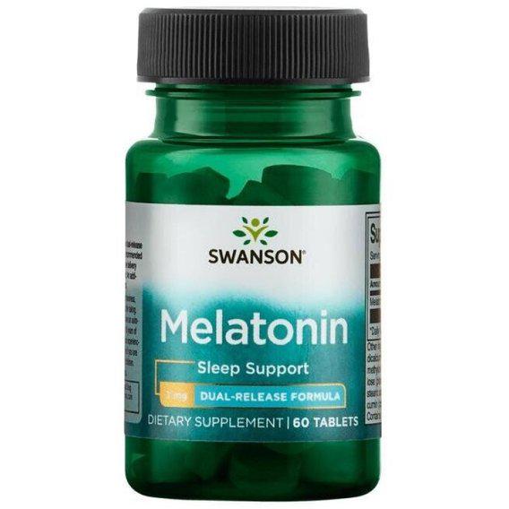 Мелатонин для сна Swanson Ultra Melatonin, Dual Release 3 мг 60 Tabs (SWA-02114)