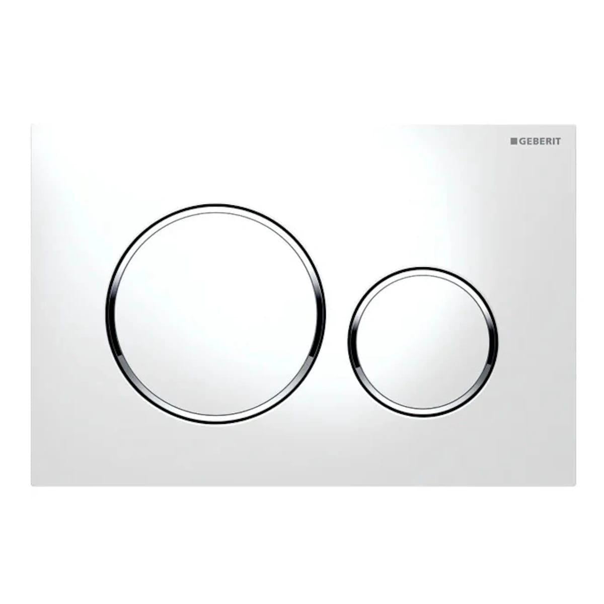 Кнопка смыва Geberit Sigma 20 круглая Белый глянцевый (115.882.KJ.1)