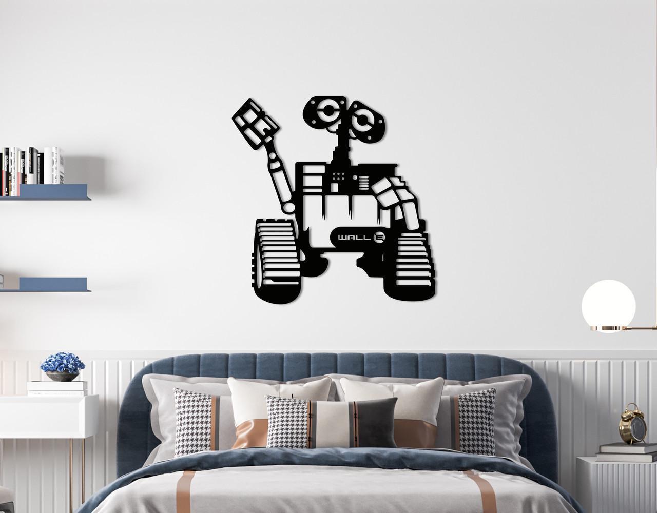 Декоративное панно на стену Upwood Decor Wally 71,4х70 см Black (1582658164)