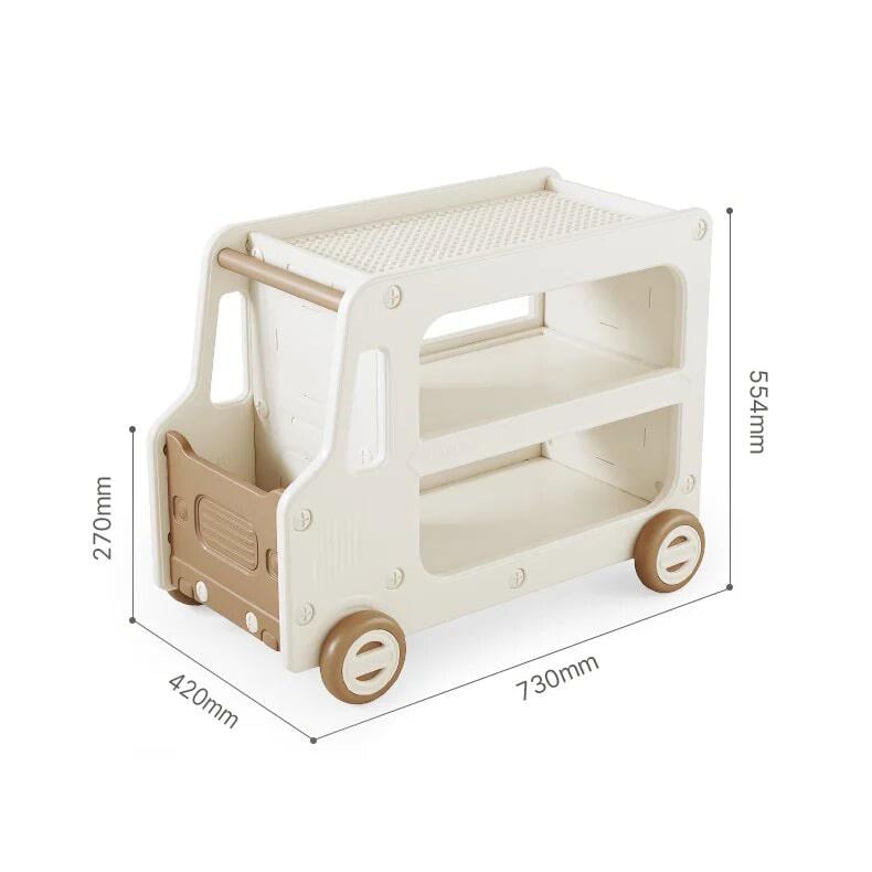 Стеллаж для книг Lumpurini Romeo с контейнерами и конструктором (feb8fde4) - фото 2