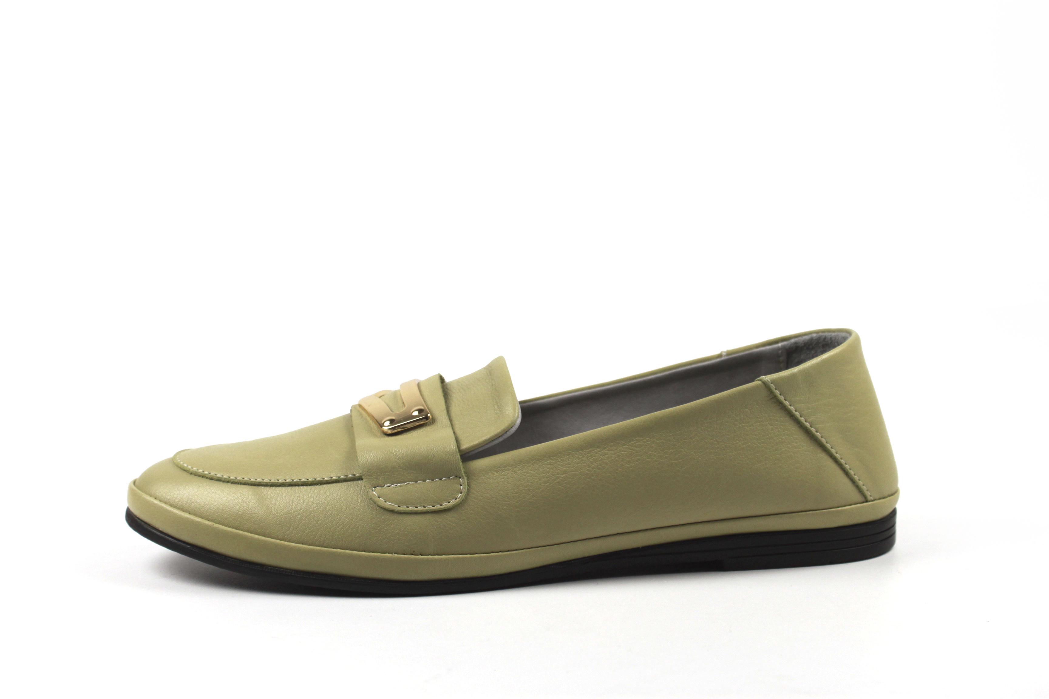 Лофери жіночі It-girl 610-218 р. 36 Olive (610-218_36) - фото 4