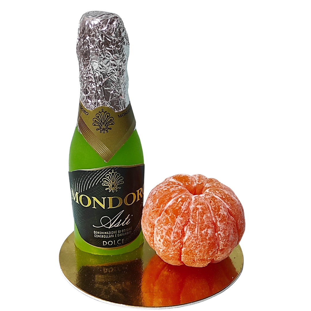 Набор мыла Bila Lileya Шампанское с мандаринкой чищенной в пакете ручная работа (MS-00722)