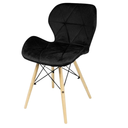 Стул Jumi Velvet в скандинавском стиле Черный (24588129) Стул Jumi Velvet в скандинавском стиле Черный (24588129)