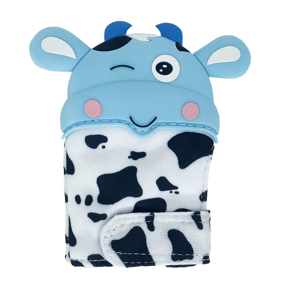 Прорезыватель-перчатка Коровка Синий Прорезыватель-перчатка Коровка Синий