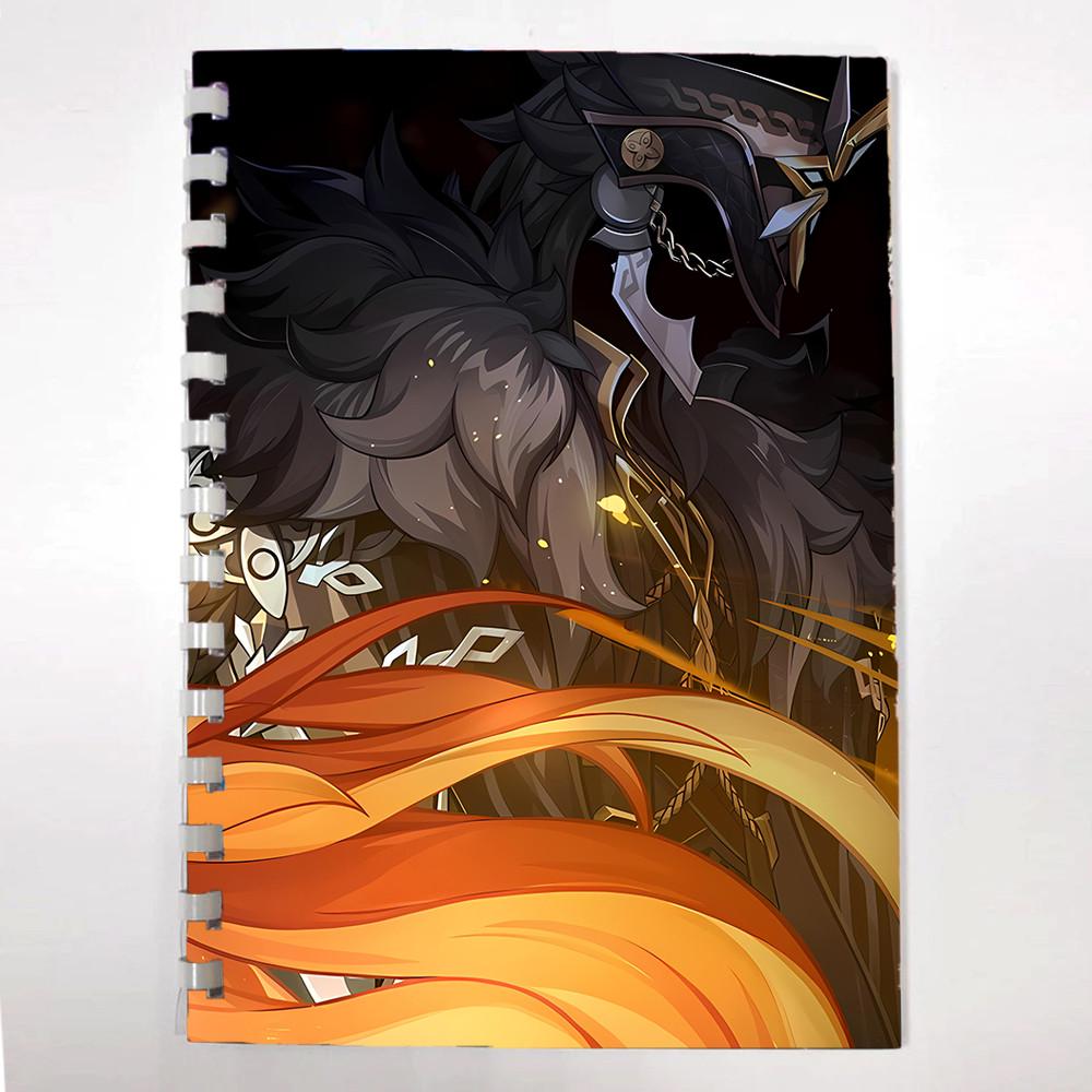 Блокнот скетчбук Мавуика Капитано Геншин импакт для рисования (sk0202)