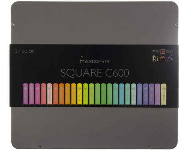Карандаши цветные Marco Square 24 цветов