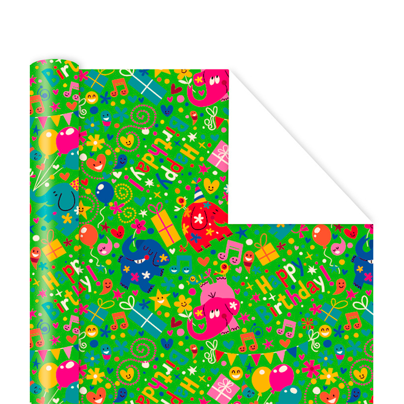 Бумага упаковочная PPW PAPER SKU4 Lesko Happy Birthday 50x70 см Бумага упаковочная PPW PAPER SKU4 Lesko Happy Birthday 50x70 см