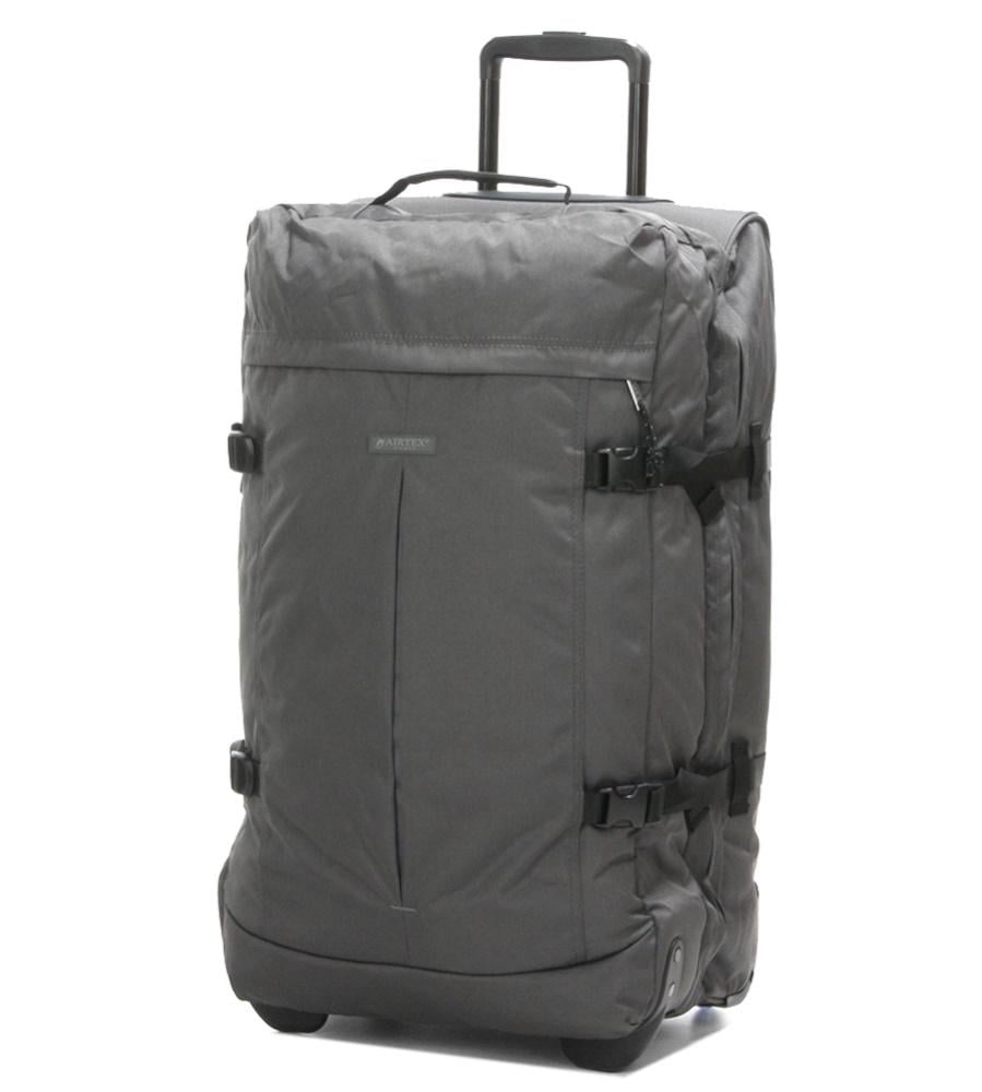 Сумка большая дорожная Airtex 827 на колесах L 98 л Cерый