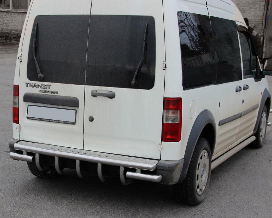 Задняя дуга AK-design CAN для Ford Connect 2006-2009 гг. нержавеющая сталь Хром