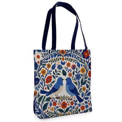 Сумка тканевая Tenderness Пара птиц (693531678)