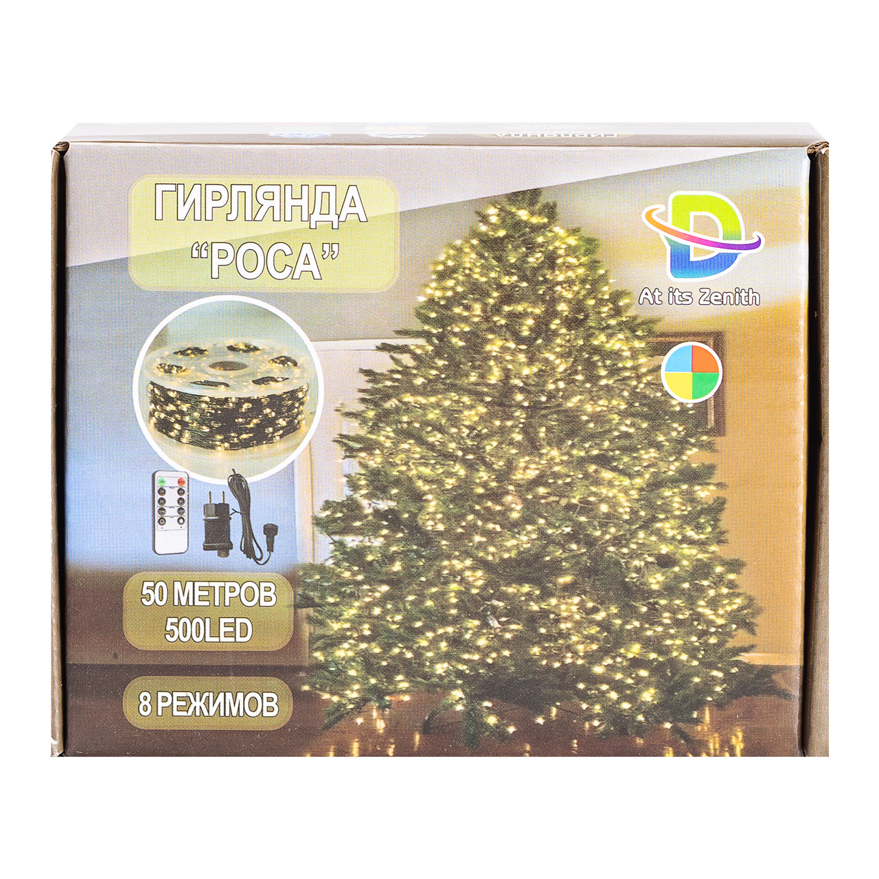 Гирлянда сетевая роса нить капля на пульте 50 м 500 LED RGB светодиодов Разноцветный (500L50MGML) - фото 17 Гирлянда сетевая роса нить капля на пульте 50 м 500 LED RGB светодиодов Разноцветный (500L50MGML) - фото 17