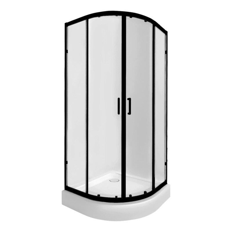 Душова кабіна Q-tap Taurus TAUBLA1099AC6UNIA309915 90x90x205 см профіль Чорний (75123)