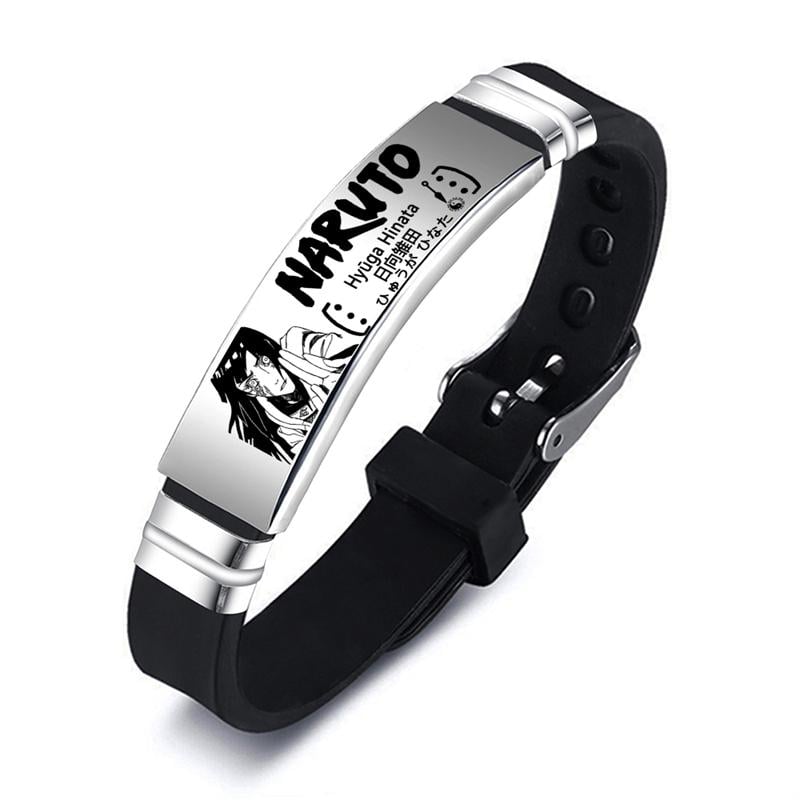 Браслет Hinata из медицинской стали на силиконовом ремешке 20 см (BSS-118)