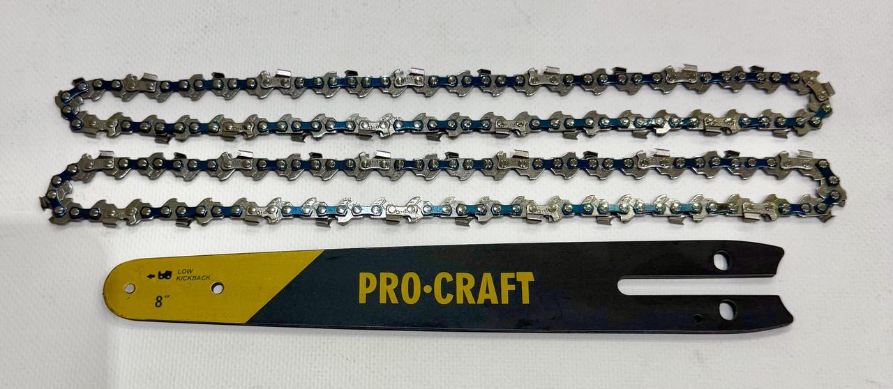 ᐉ Комплект цепь шина для аккумуляторной минипилы Procraft PKA44Li