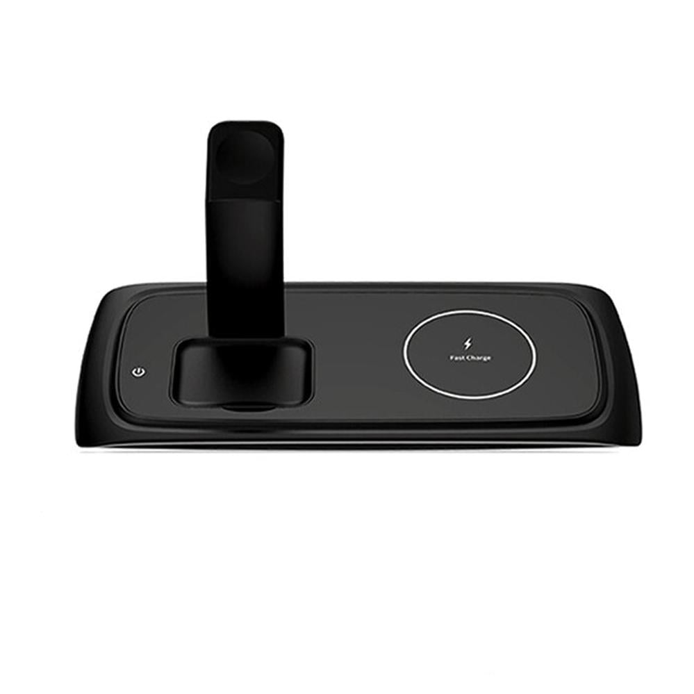 Беспроводная зарядная док-станция 3в1 Wireless charging QI Черный (120.303)