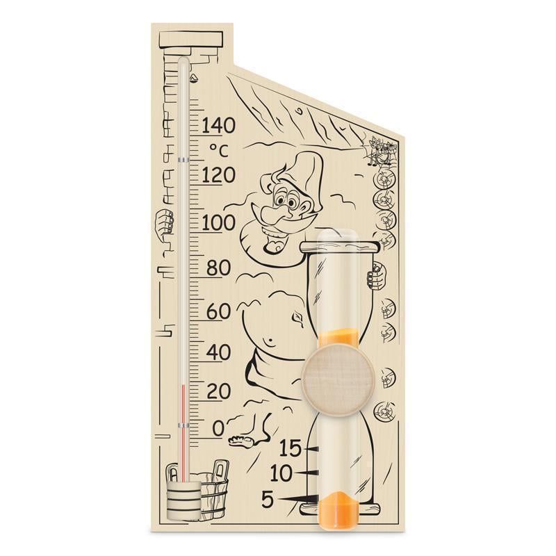 Термометр для бань и саун Склоприлад Банная станция (300075)