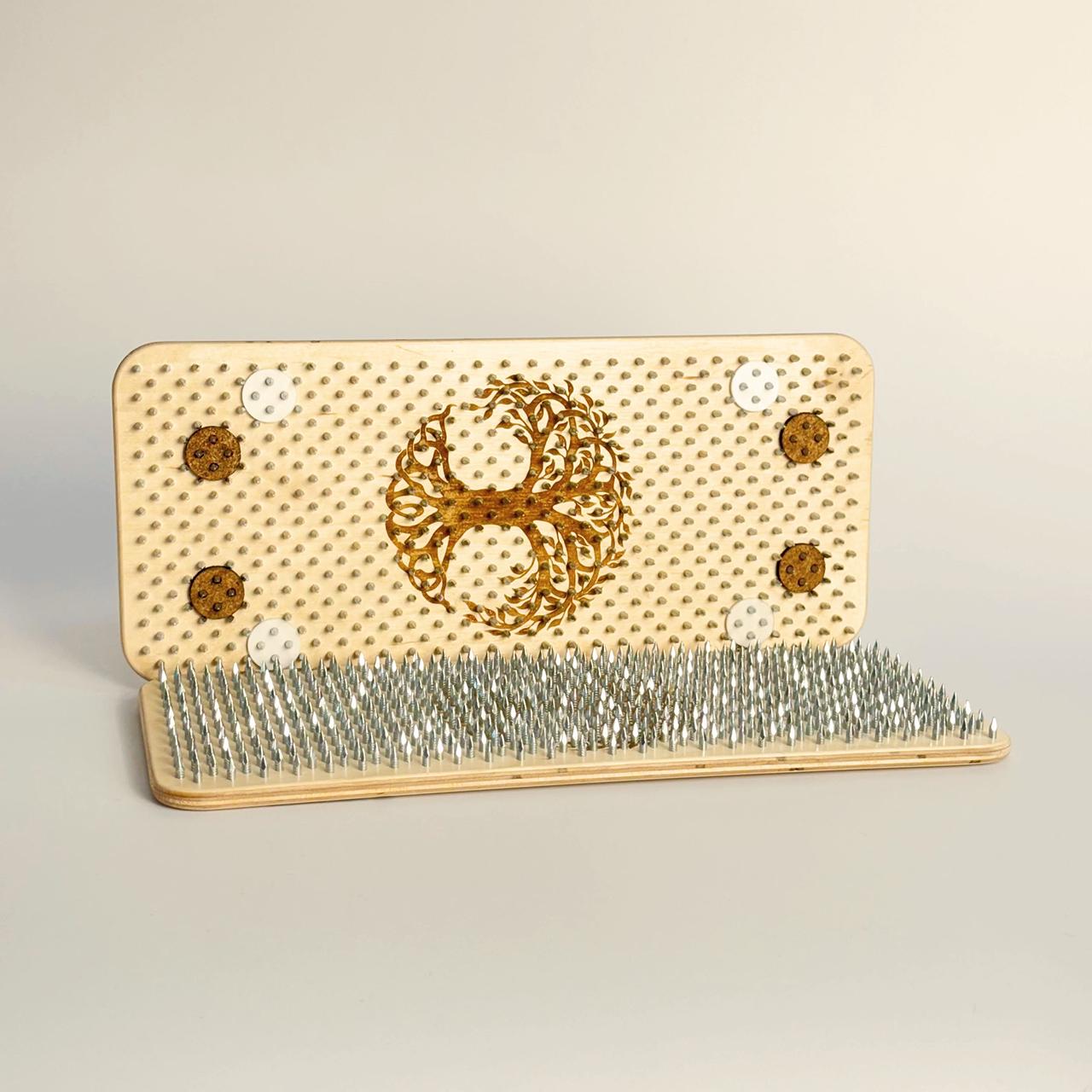 Доска Садху для йоги Aurora Минимализм Ромб 320x140 мм (ДС Минимализм Ромб ДЖ 320_140_8) - фото 2