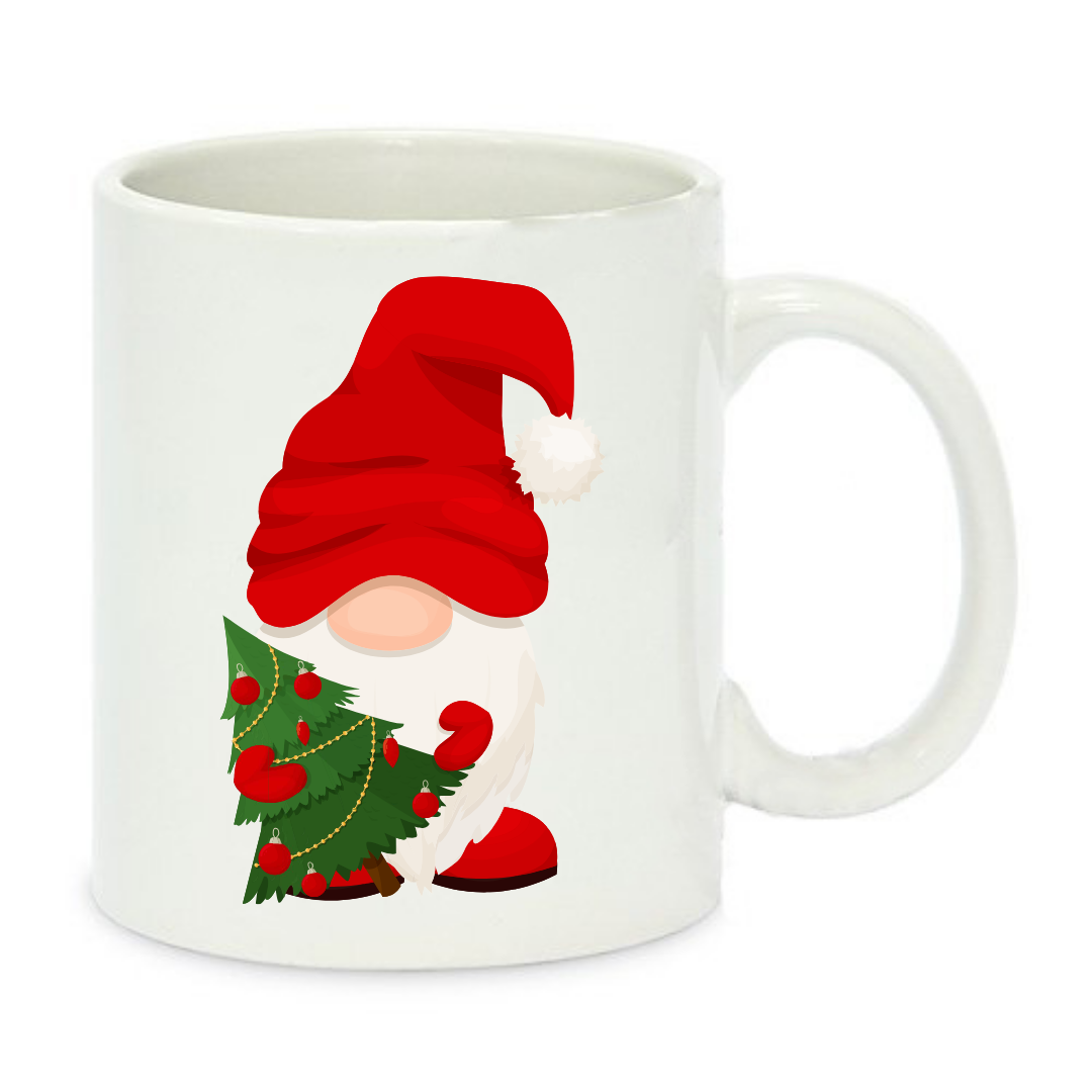 Чашка с принтом Гном 330 мл Белый (001225)