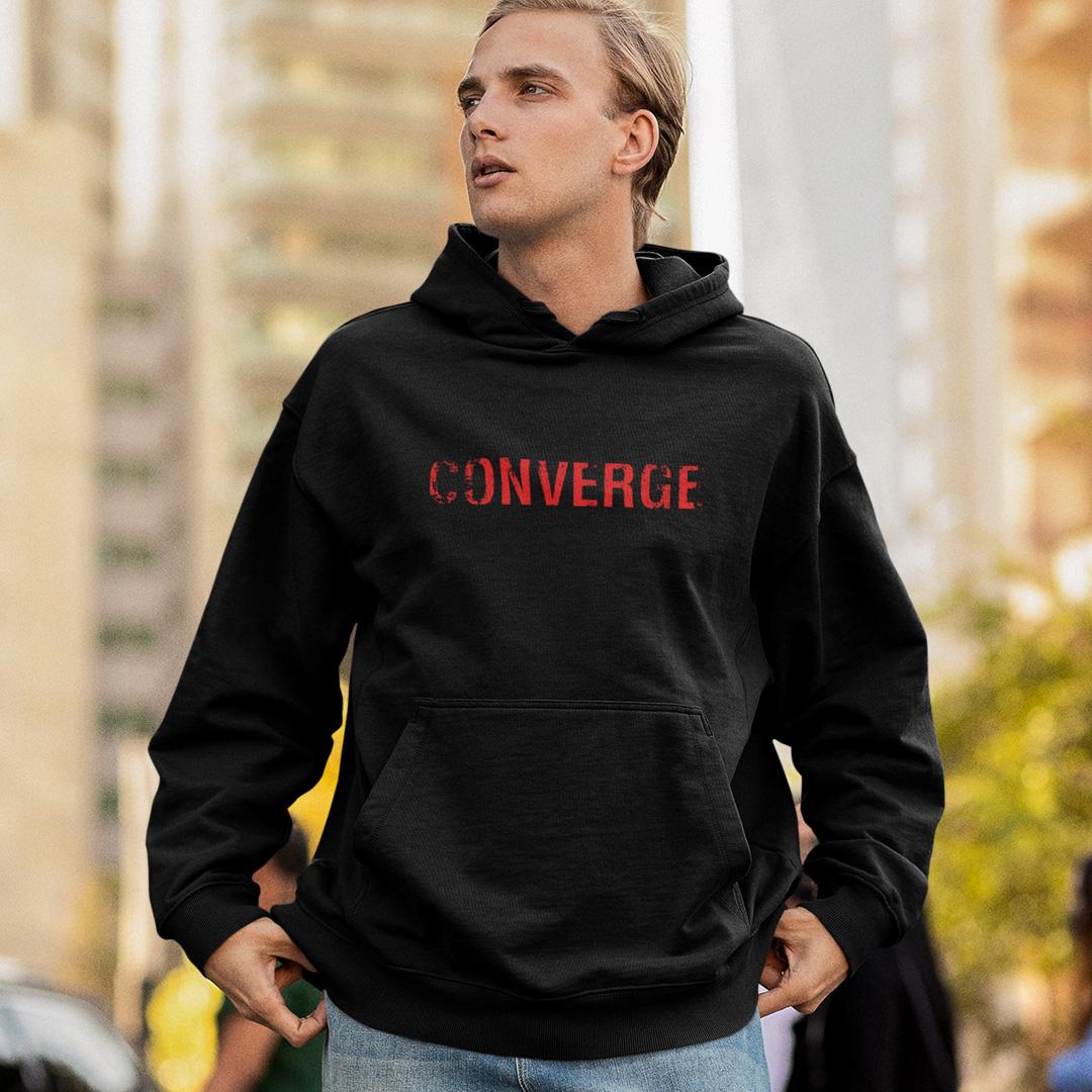 Худи флисовый унисекс Converge Spine 2XL Черный (00000009699)