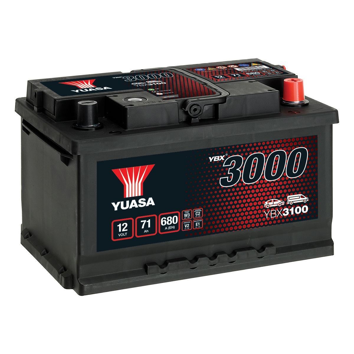 Аккумулятор YuasaBatteryEuropeGmb SMF YBX3100 71Ah 12V