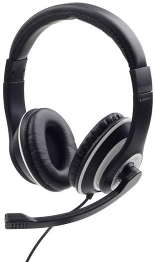 Наушники Gembird MHS-03 Black/White (44368)