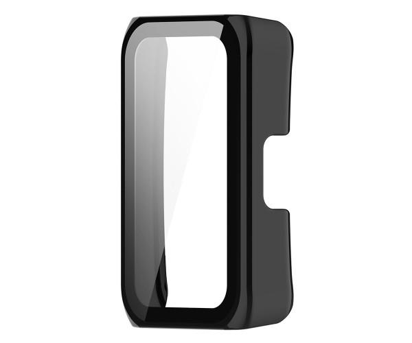 Чохол із захисним склом Protective Cover with Glass для Huawei Band 6/7 Чорний