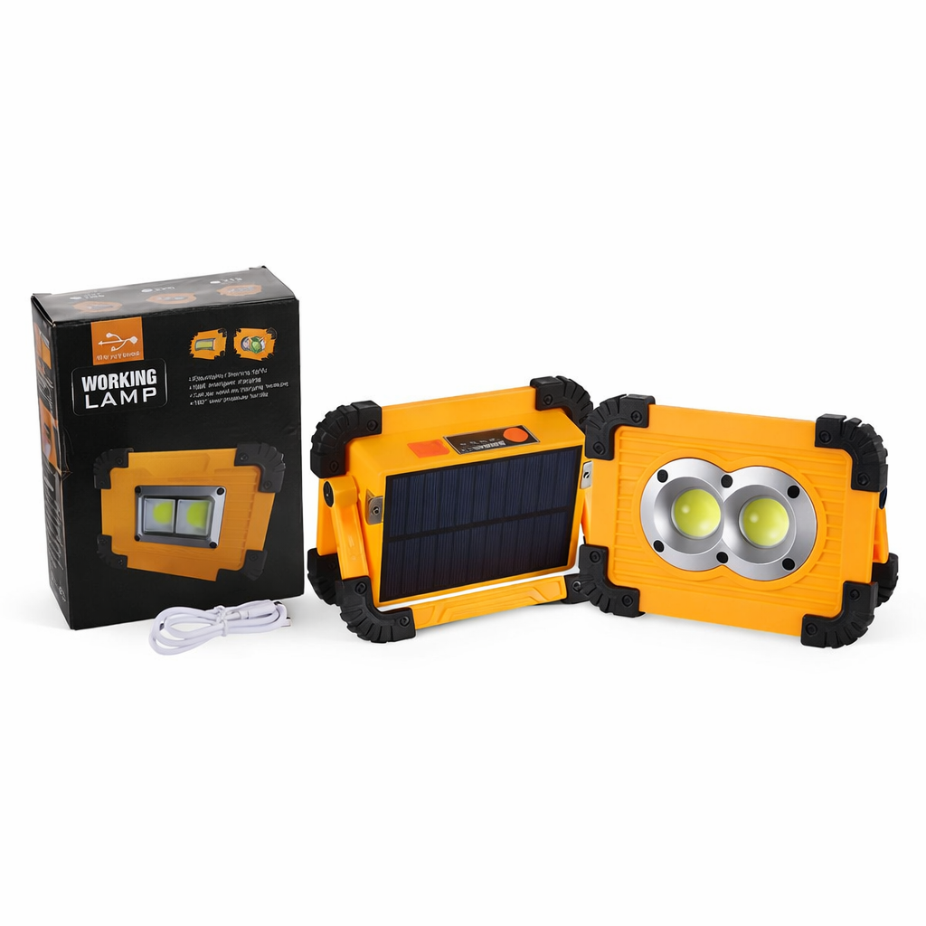 Прожектор фонарь 823 solar work lamp на солнечных батареях (1724976650)