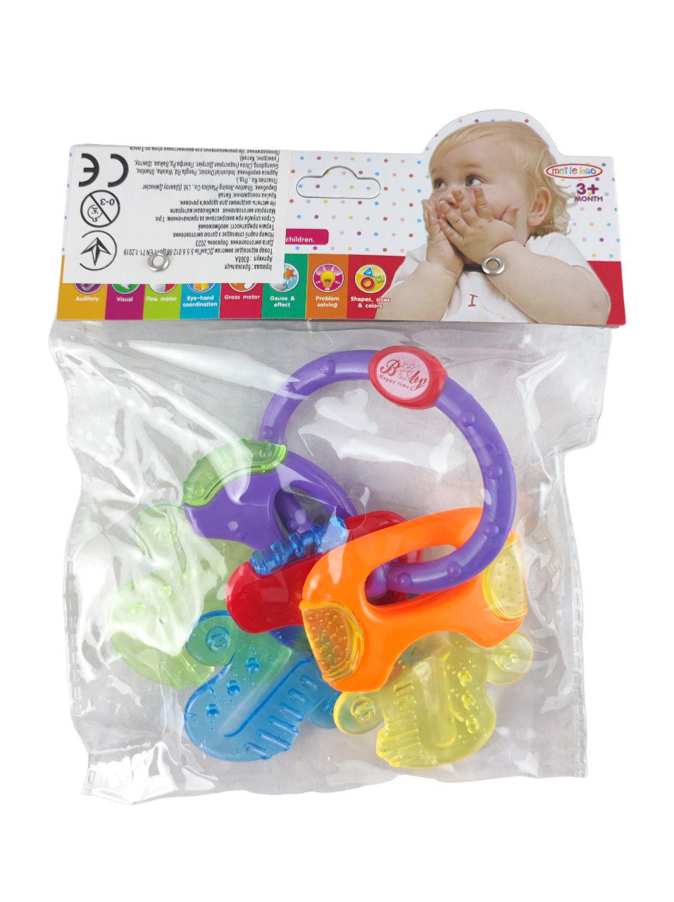 Погремушка-грызунок в ручку для малышей (000020)