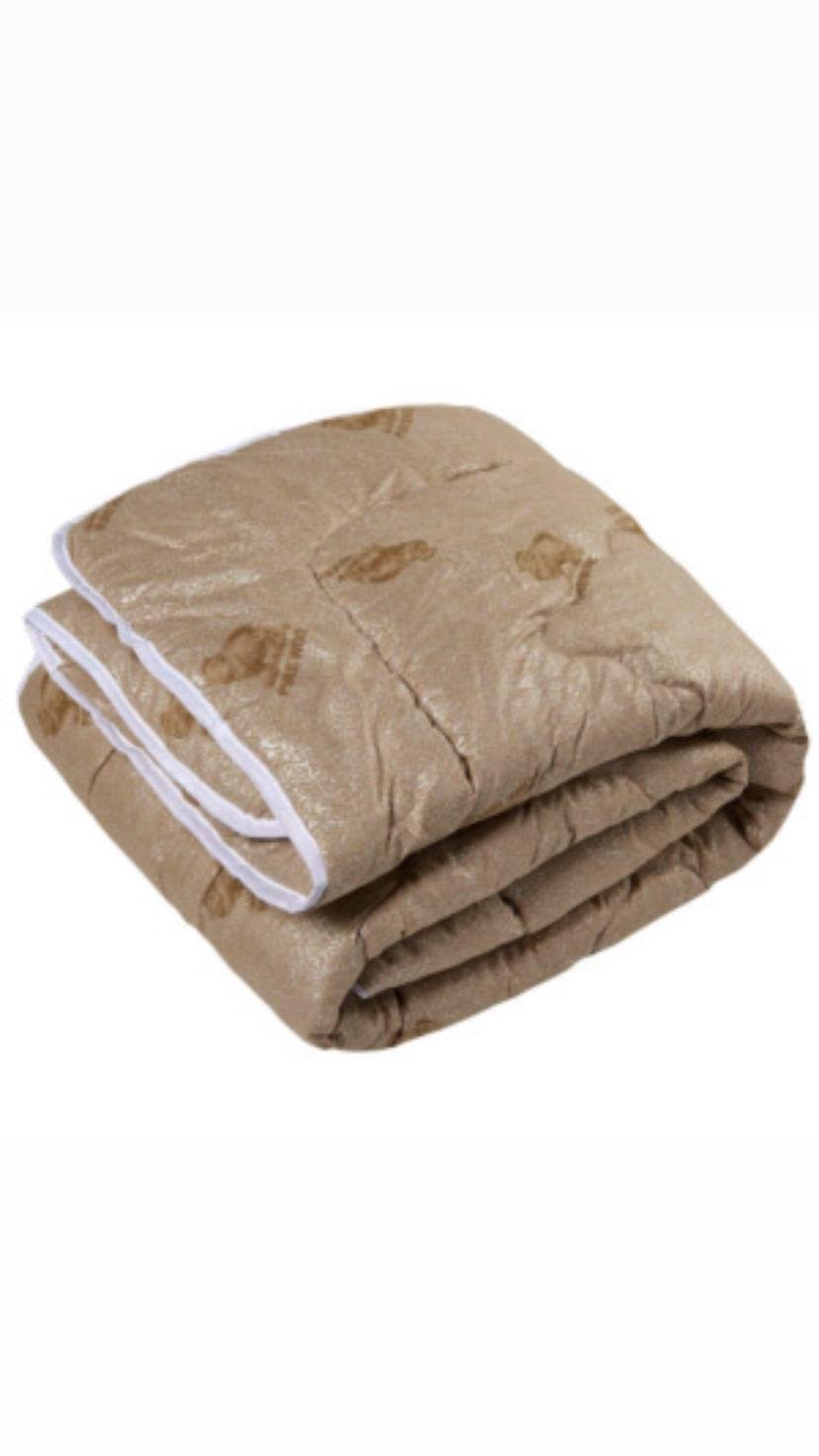 Ковдра євро стьобана зимова з верблюжої вовни Leri Max 21486 200х215 см Коричневий (8-6-5149695) Ковдра євро стьобана зимова з верблюжої вовни Leri Max 21486 200х215 см Коричневий (8-6-5149695)