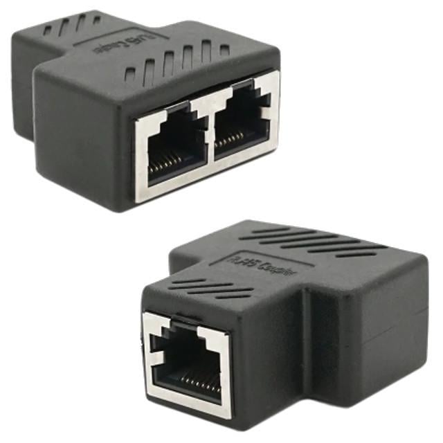 З'єднувач екранований RJ45 8P8C мама/2x мама Q100 (3062558462)