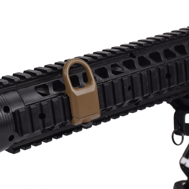 Антабка на планку Пикатинни Clefers Tactical SW01 с креплением на RSA-интерфейс Коричневый (5002192) - фото 3 Антабка на планку Пикатинни Clefers Tactical SW01 с креплением на RSA-интерфейс Коричневый (5002192) - фото 3