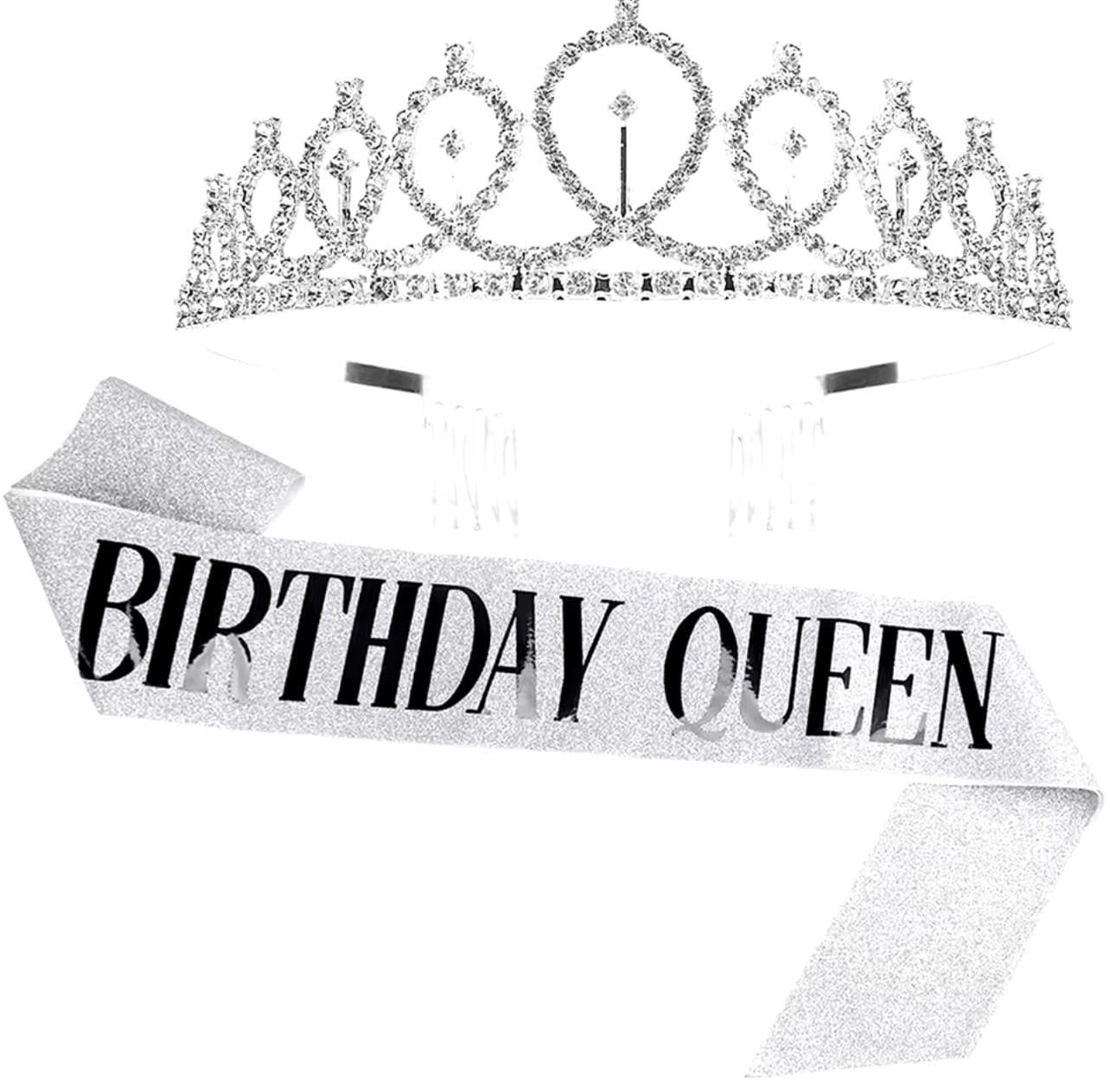 Набор украшений на день рождения Birthday Queen Корона/Лента (29015290) Набор украшений на день рождения Birthday Queen Корона/Лента (29015290)