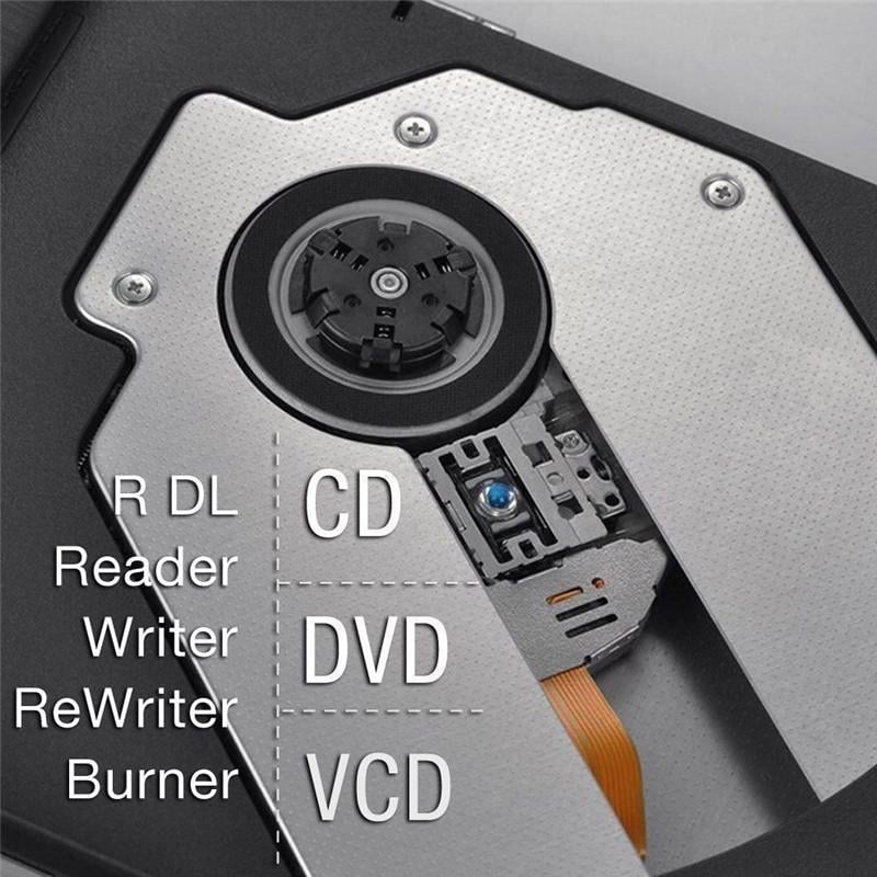 Оптический привод внешний U&P WAZ-DC1 DVD-RW USB 3.0 Black (WAZ-DC1-BK) - фото 6 Оптический привод внешний U&P WAZ-DC1 DVD-RW USB 3.0 Black (WAZ-DC1-BK) - фото 6