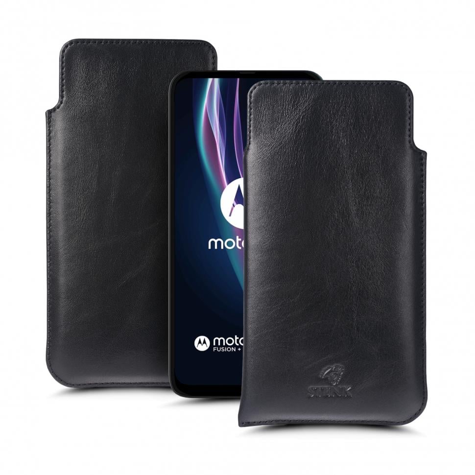 Футляр Stenk Elegance для Motorola One Fusion Plus Черный (65899) Футляр Stenk Elegance для Motorola One Fusion Plus Черный (65899)