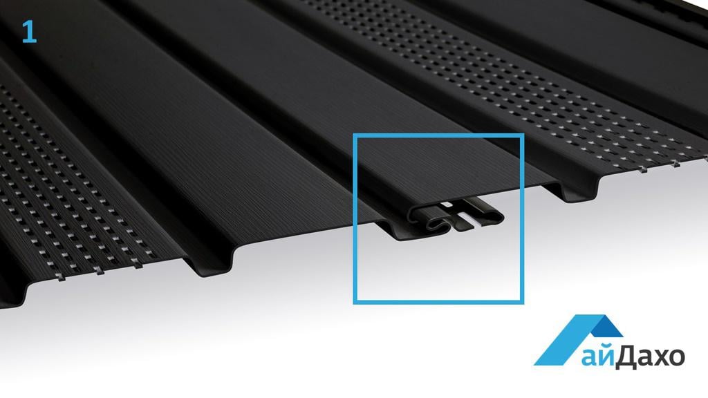 Софит айДахо с перфорацией 3х0,3 м 0,9 кв.м. Белый - фото 5