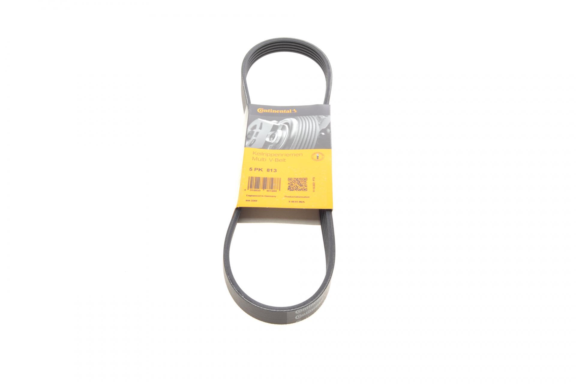 Ремінь генератора Continental для Citroen Berlingo 1.1/1.4i 96- (5PK813)