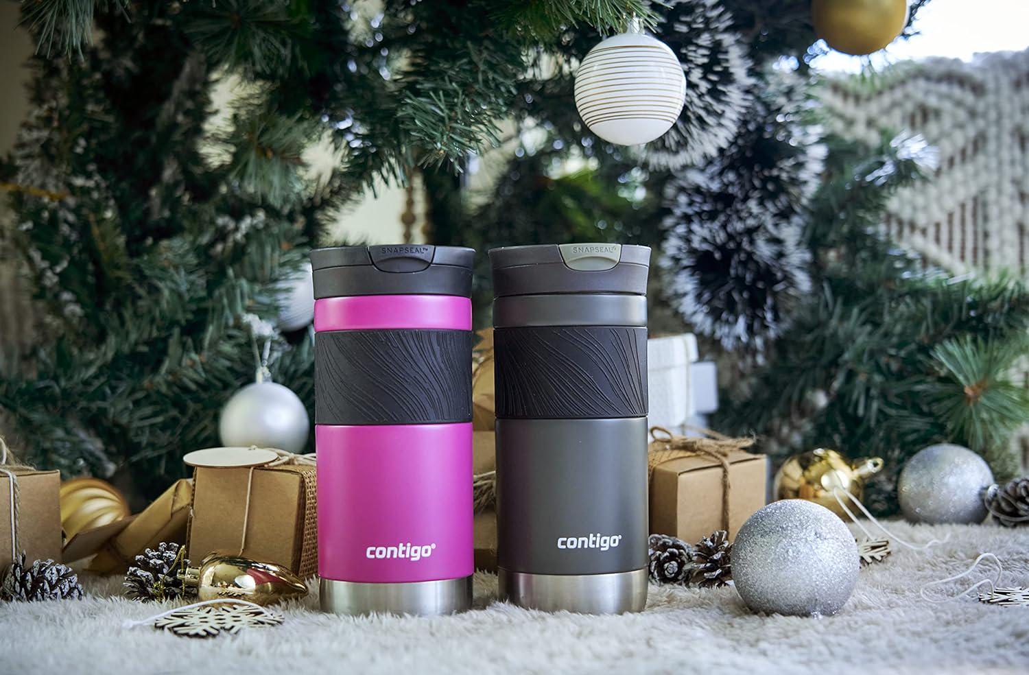 Термостакан Contigo Byron 2.0 0,47 л Розовый (2155587) - фото 11 Термостакан Contigo Byron 2.0 0,47 л Розовый (2155587) - фото 11