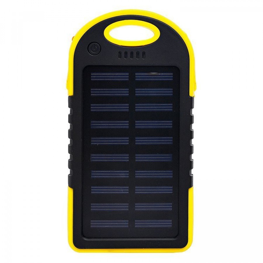 Повербанк 10000 mAh на солнечной батарее с LED фонариком Желтый (b8f8f2a3) Повербанк 10000 mAh на солнечной батарее с LED фонариком Желтый (b8f8f2a3)